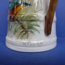 Royal Worcester Barrel Jug Kingfisher C1925