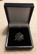 An Anglo Saxon Bronze And Cloisonne Enamel Cloak Brooch.