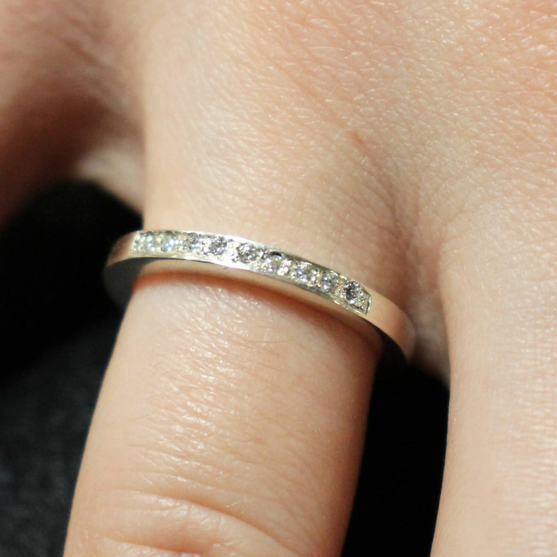 Jake: Silver cz set ring