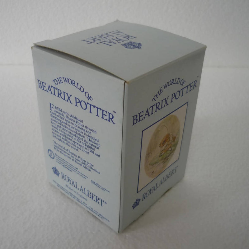 A Boxed Royal Albert Beatrix Potter Figurine Mr Jackson - In Excellent Condition