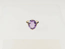 Vintage 9ct Gold & Amethyst Solitaire Ring