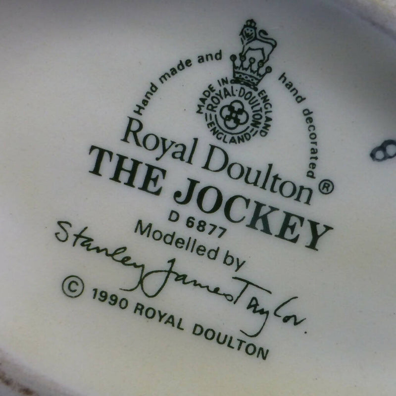 Royal Doulton Small Character Jug - Jockey D6877