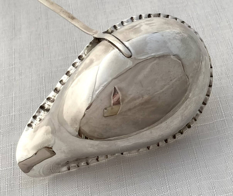 Georgian White Metal Toddy Ladle.