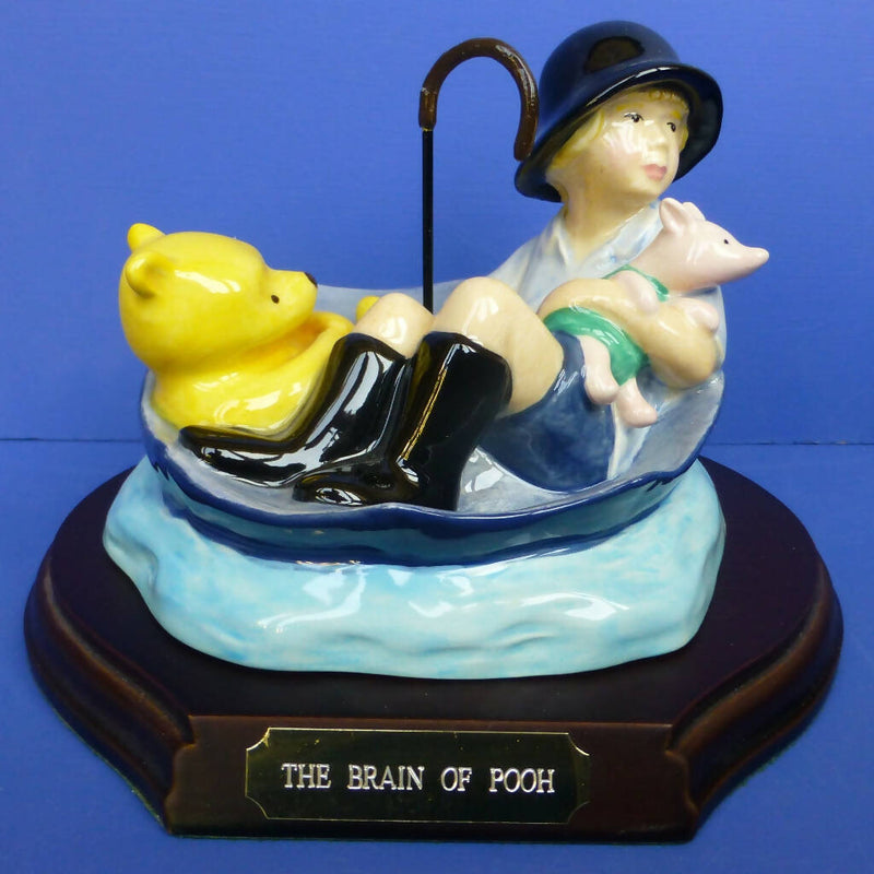 Royal Doulton Winnie The Pooh Figurine - The Brain of Pooh WP31 (Boxed)