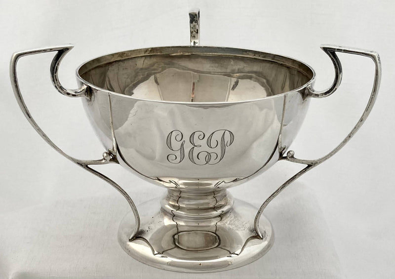 George V Silver Tyg Cup. Sheffield 1922, James Dixon & Sons. 14.7 troy ounces.