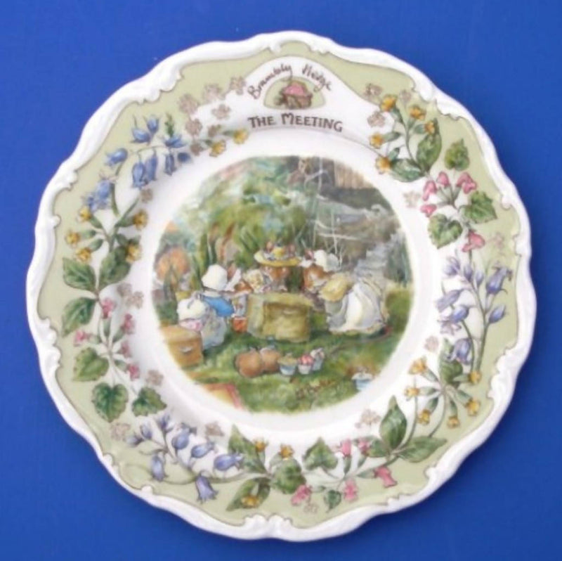 Royal Doulton Brambly Hedge Plate - The Meeting