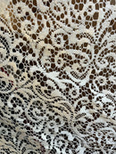 Jane Lace Design 14 Point Lace Sample unfinished panel Bone colour 106 cm (52”) x 101 cm (40")