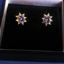 Silver Tanzanite Earrings