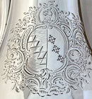 Georgian, George III, Silver Hot Water Jug. Arms of Bayntun & Northcote. London 1770 Daniel Smith & Robert Sharp. 22.5 troy ounces.