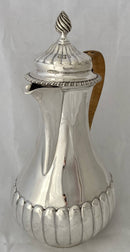 Georgian, George III, Silver Hot Water Jug. London 1784. 14.4 troy ounces.