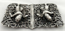 Late 19th Century Burmese White Metal Figural Relief Buckle.
