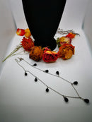 New briolette 925SS station necklace