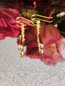 Designer Lucy Q Drip Hook Earrings