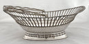 Georgian, George III, Old Sheffield Plate Cake Basket, circa 1780. Gray Family Crest.
