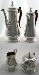 Elizabeth II Silver Coffee Service. London 1966 Asprey & Co. Ltd. 72 troy ounces.