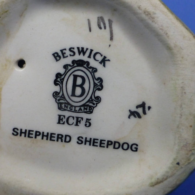 Beswick English Country Folk Shepherd Sheepdog ECF5