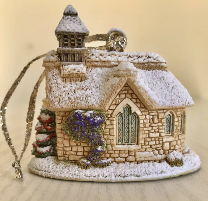 Lilliput Lane Glad Tidings Christmas Tree ornament.