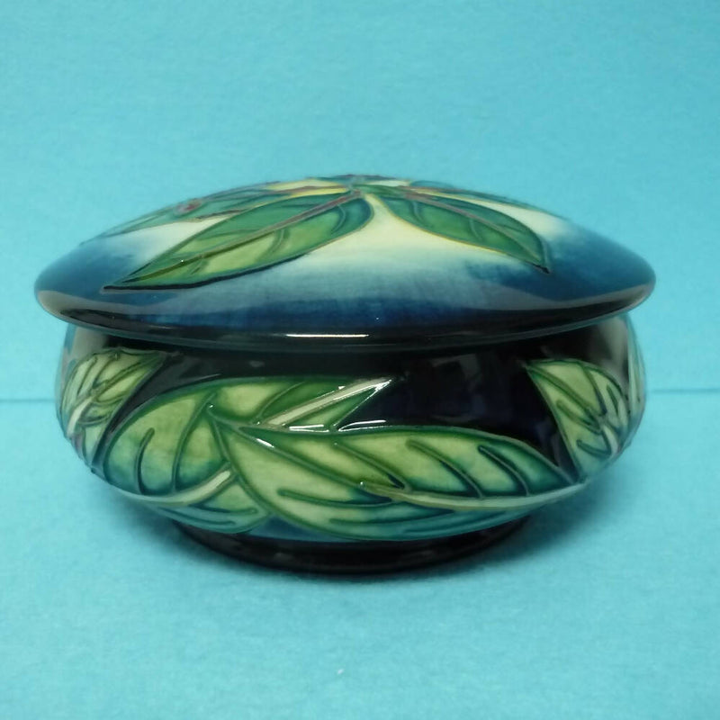 A Moorcroft Lidded Bowl in the Simeon Design by Philip Gibson