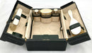 George V Morocco Leather Vanity Case with Silver Fittings. London 1913 Asprey & Co. Ltd.