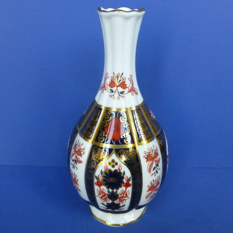 Royal Crown Derby Old Imari 1128 Orchid Vase (Boxed)