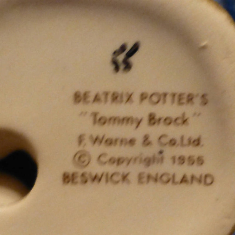 Beswick Beatrix Potter Figurine - Tommy Brock BP3B