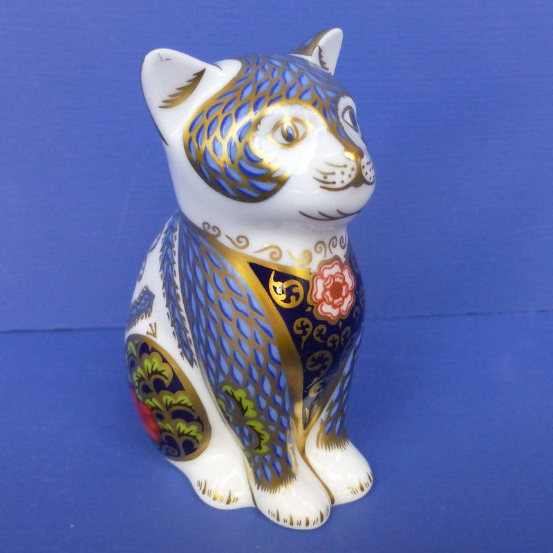 Royal Crown Derby Limited Edition Paperweight - Fireside Kitten (Boxed)