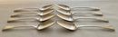 Georgian, George III, Set of Eight Silver Dessert Spoons. London 1811 Richard Crossley. 10 troy ounces.