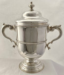 Georgian, George II, Silver Cup & Cover. London 1746 Richard Gurney & Thomas Cook. 77 troy ounces.