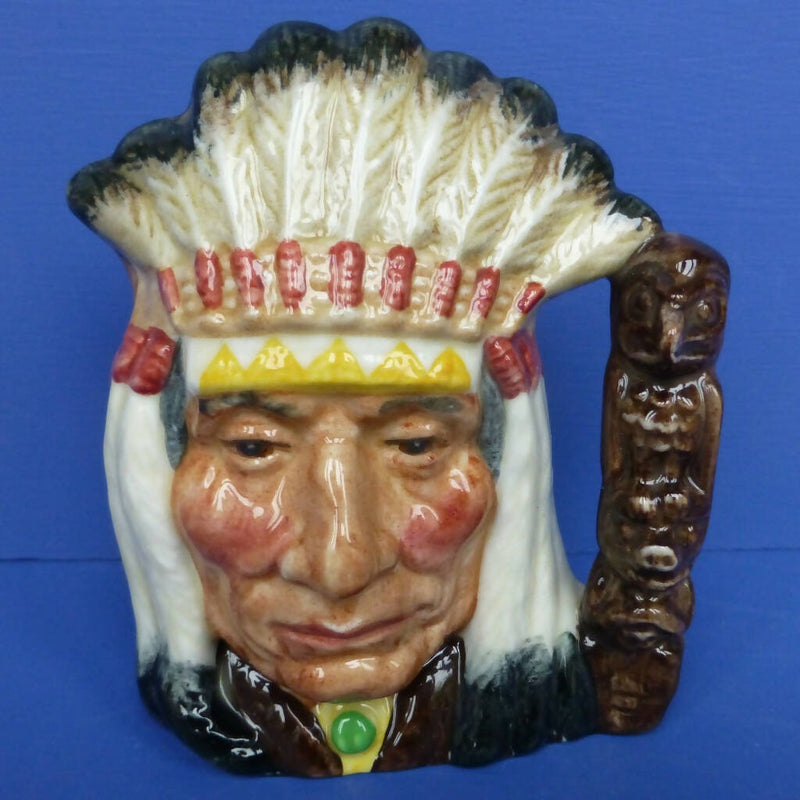 Royal Doulton Small Character Jug - North American Indian D6614