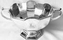 Asprey, George V, Twin Handled Silver Bowl of Dodecagon Form. Sheffield 1911 Asprey & Co. Ltd. 41 troy ounces.