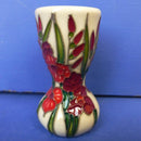 Moorcroft Miniature Vase Gladioli August Birthday By Vicky Lovatt