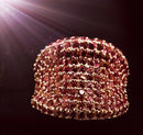 New Rhodolite Garnet 925 Sterling Silver Ring (Size N/O)