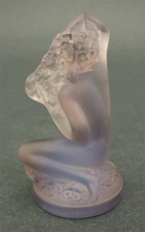 Lalique grey nude figurine "Floreal"