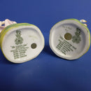 Royal Doulton Figurines He Loves Me HN2046 and She Loves Me Not HN2045