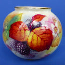 Royal Worcester Fruit Vase signed by Kitty Blake
