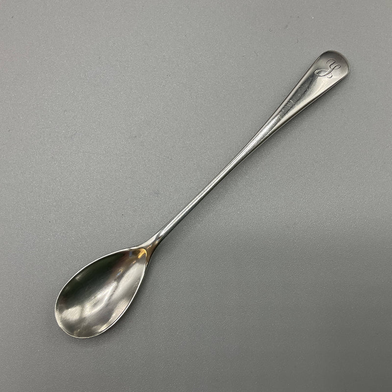 Hallmarked slver mustard spoon