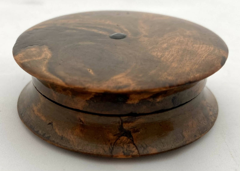 Late Georgian Burr Wood & Tortoiseshell Snuff Box.