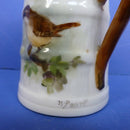 Royal Worcester Barrel Jug Wren Signed By William Powell C1928