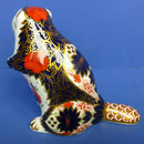 Royal Crown Derby Paperweight - Old Imari Beaver (Boxed)