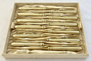 Georgian, George III, Thirty Six Piece Silver Gilt Dessert Service. London 1790 & 1791.