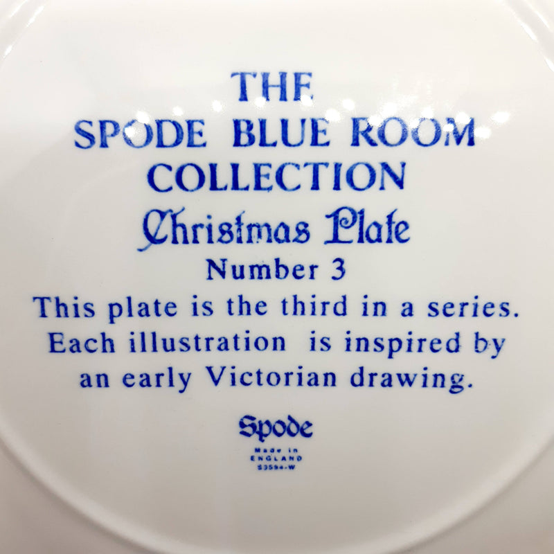 Spode Blue Room Collection Christmas Plate No.3