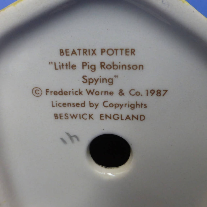 Beswick Beatrix Potter Figurine Little pig Robinson Spying BP3C