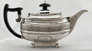 Georgian, George III, silver tea service. London 1810 Robert Hennell I & Samuel Hennell. 33 troy ounces.