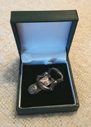 An English Civil War Period Solid Silver Spur Buckle And Plate.