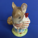 Beswick Beatrix Potter Figurine Mrs Tittlemouse BP2B (Transitional Gold/ Brown Backstamp)