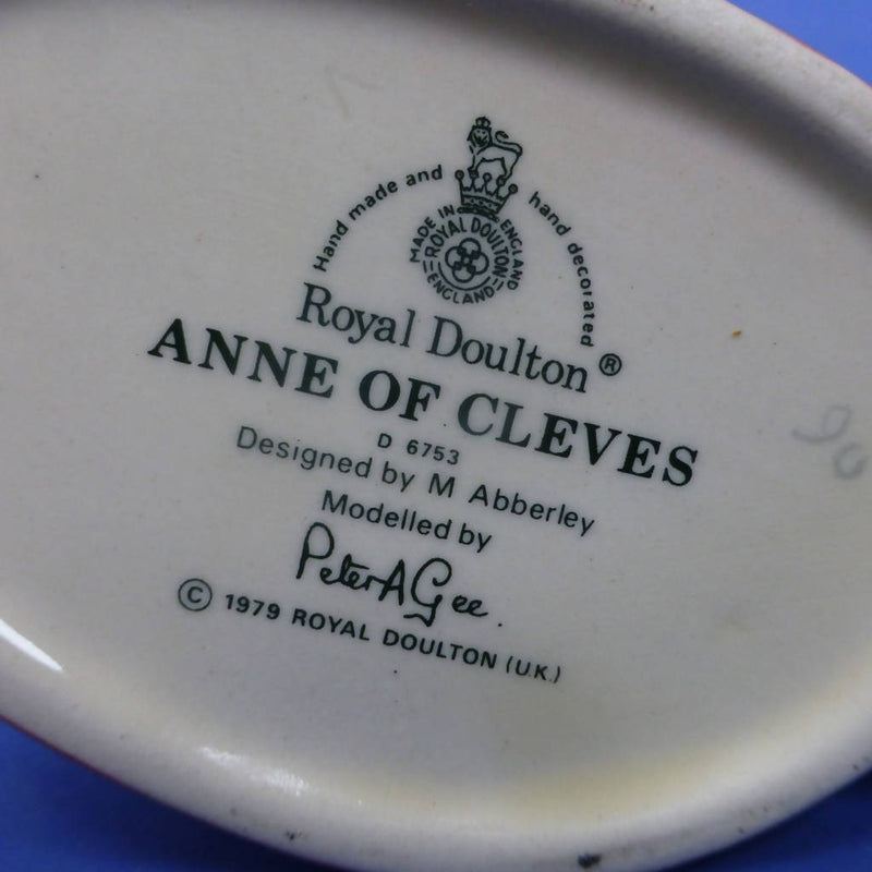 Royal Doulton Small Character Jug - Anne of Cleeves D6753