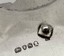 Georgian, George III, Silver Inkstand. Marital Arms of Smyth & Ibbetson. London 1813 Solomon Hougham. 36 troy ounces.
