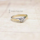 1980's 9ct Diamond Solitaire Ring