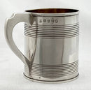 Georgian, George III, Silver Mug. London 1801 John Denziloe. 4 troy ounces.