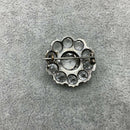 Antique crystal brooch